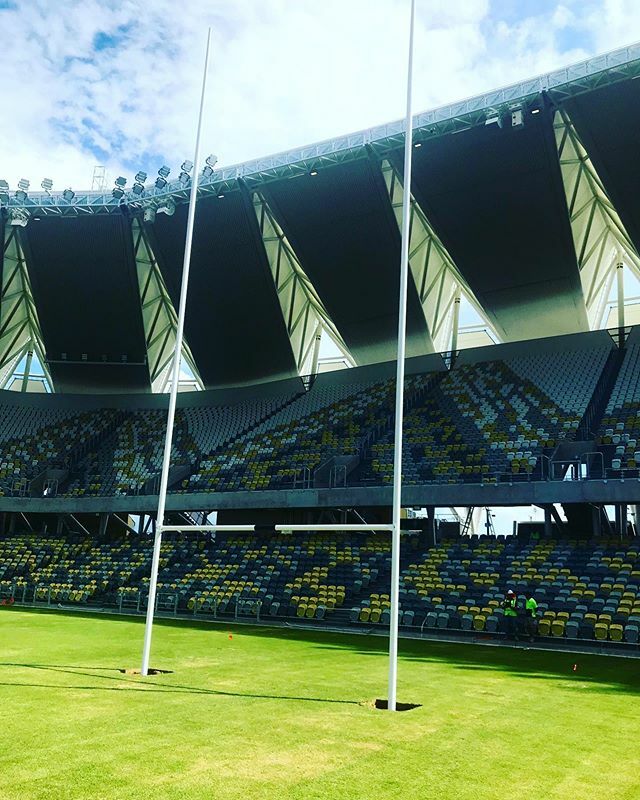 Not sure if we should POST! #butwedid #queenslandcountrybankstadium #punintended #post ift.tt/2vf96lD