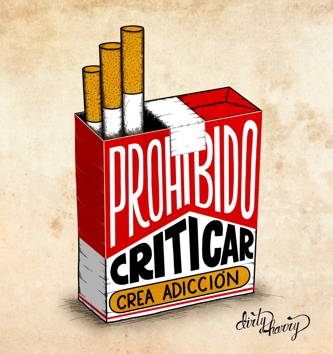 clintdirtyharry's tweet photo. Prohibido criticar, crea adicción

Ojalá este pequeño slogan lo practicarán muchos que solo saben abrir la boca para criticar. Seguro que conocéis a muchos así, y es que como dice este paquete, criticar crea adicción, y como la del tabaco es mejor alejarse de ella. https://t.co/N3vEAKDtGZ