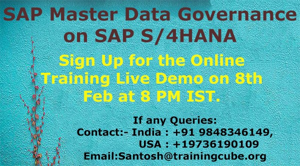 Upgrade your skills to #SAP Master Data Governance
Interested people Register Here: goo.gl/qCXxcb
If any Queries:
Email:Santosh@trainingcube.org
Contact:- India: +91 9848346149,USA: +19736190109
trainingcube.org/courses/sap/sa…