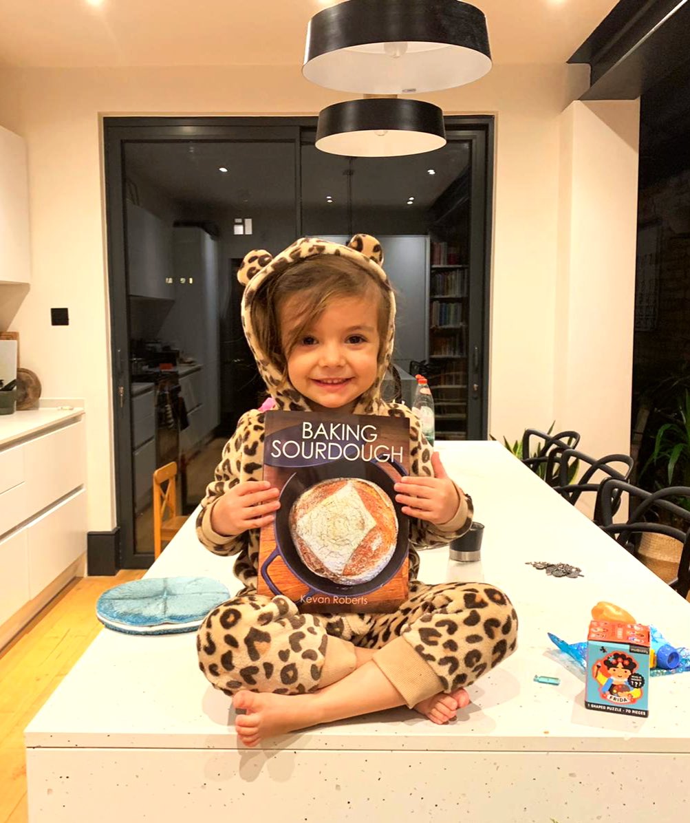 Your never too young to start your sourdough journey ! #sourdough #realbread #baking