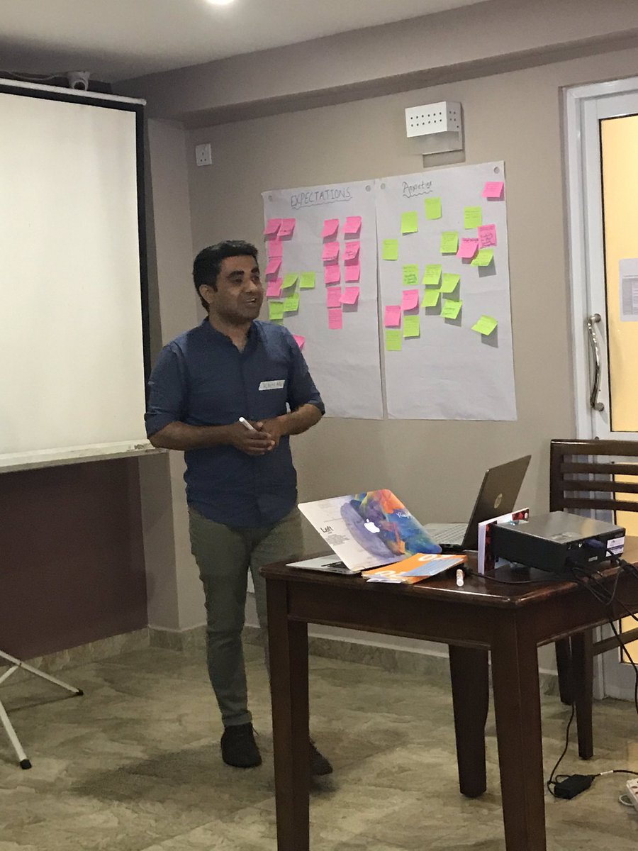 ARROW_Women's tweet photo. Day 1 of #InterSEXionalitySL: @kml_gautam going over participants’ expectations for the Workshop and some ground rules. 📝 

#SRHRintersectionality #SRHR4All https://t.co/tOXsQZmkiS