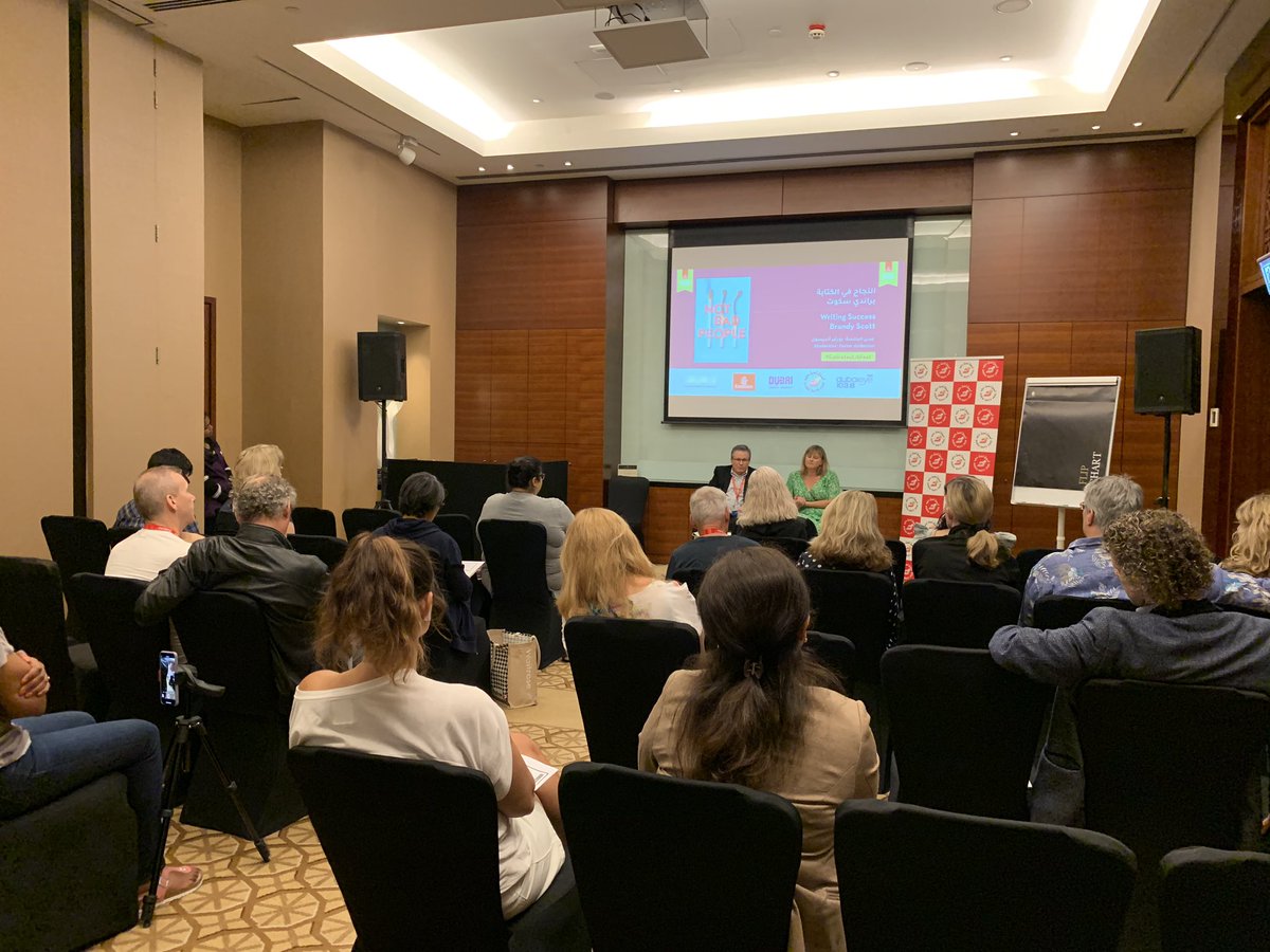 KhushieMallya's tweet photo. #EmiratesLitFest gives aspiring writers and active readers the opportunity to be able to have a real talk with authors all around; Motivating people to read in the era of the web #brandyscott shared her book success stating “I got lucky” leaving her synopsis at a “cliffhanger”! https://t.co/WFhV1oIP9F