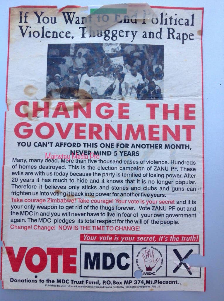 Recap...do you recall those days? @mdczimbabwe @molokele @nelsonchamisa @Welshman_Ncube @BitiTendai @KarenyiKore