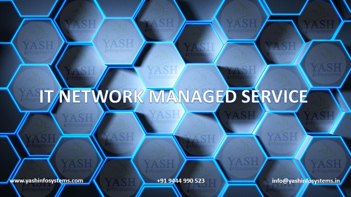 Yash infosystem provide #ITnetworkmanagement service to keep your network running at its best. Our managed connectivity and #networkinfrastructure services help bring security, bandwidth optimization and cost efficiency.
yashinfosystems.com