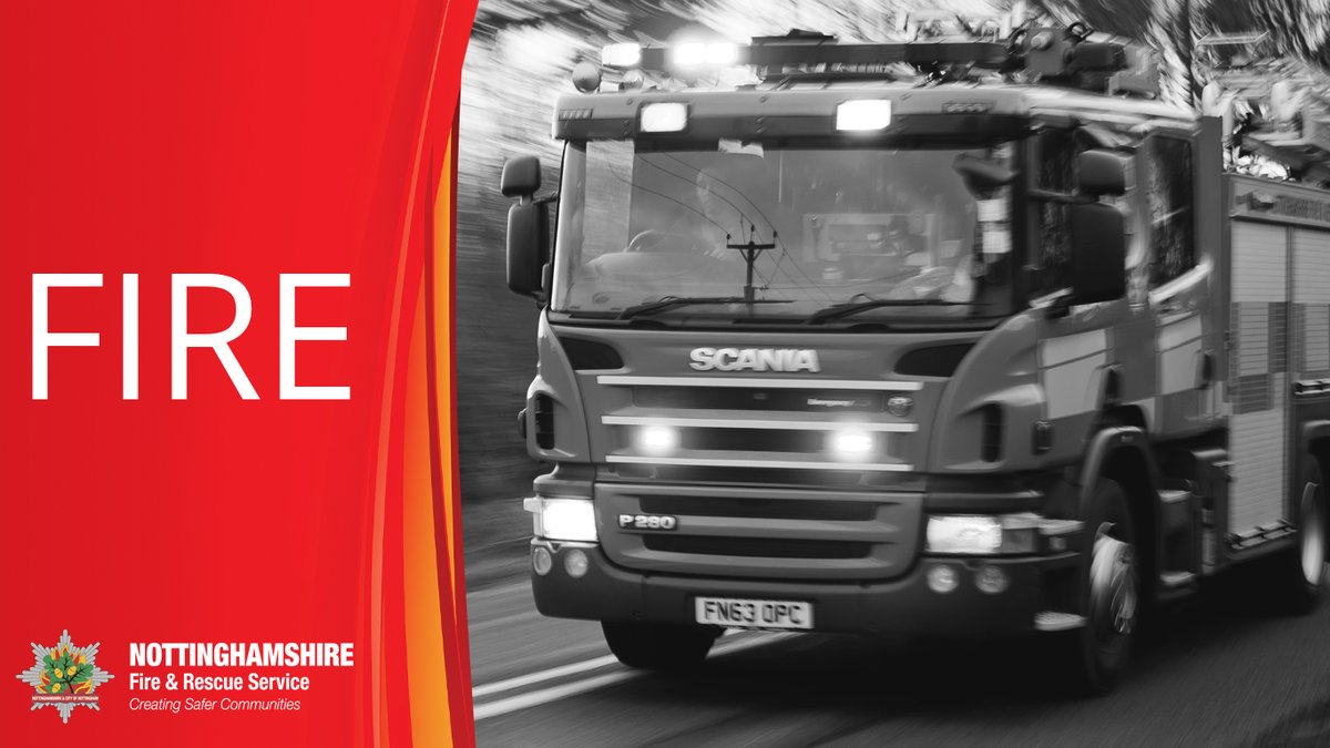 Fire | 05:26 | We are currently dealing with a large scale fire on Station Road in Sutton in Ashfield.  All local residents are asked to keep their windows and doors closed whilst we deal with this incident.