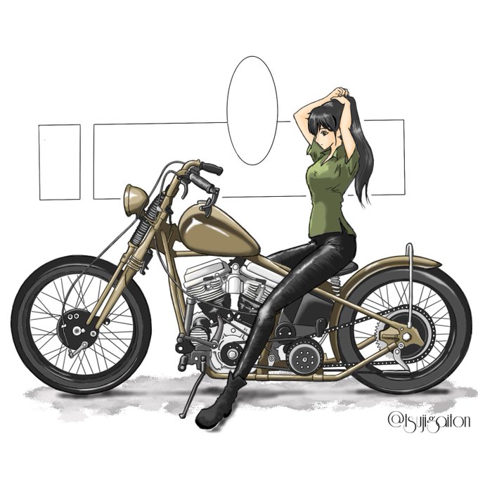 バイクイラストのtwitterイラスト検索結果 古い順