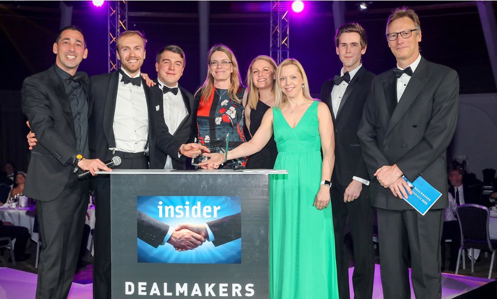 Not one … but two!!  Great result for DMH Stallard last night who scooped two awards at <a href="/Insiderseast/">Insider</a> South East Dealmakers Awards 2020:

- Corporate Law Firm of the Year
- Deal of the Year for Transaction size over £10m

Well done to all the team involved!