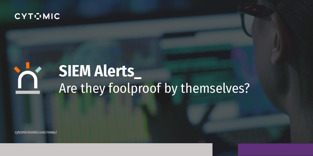 cytomic_'s tweet image. The fact that #SIEM alerts are one of the most commonly-used tools around doesn’t mean that they are infallible. #CytomicNews #AdvancedCybersecurity

➡ cutt.ly/siem-alerts