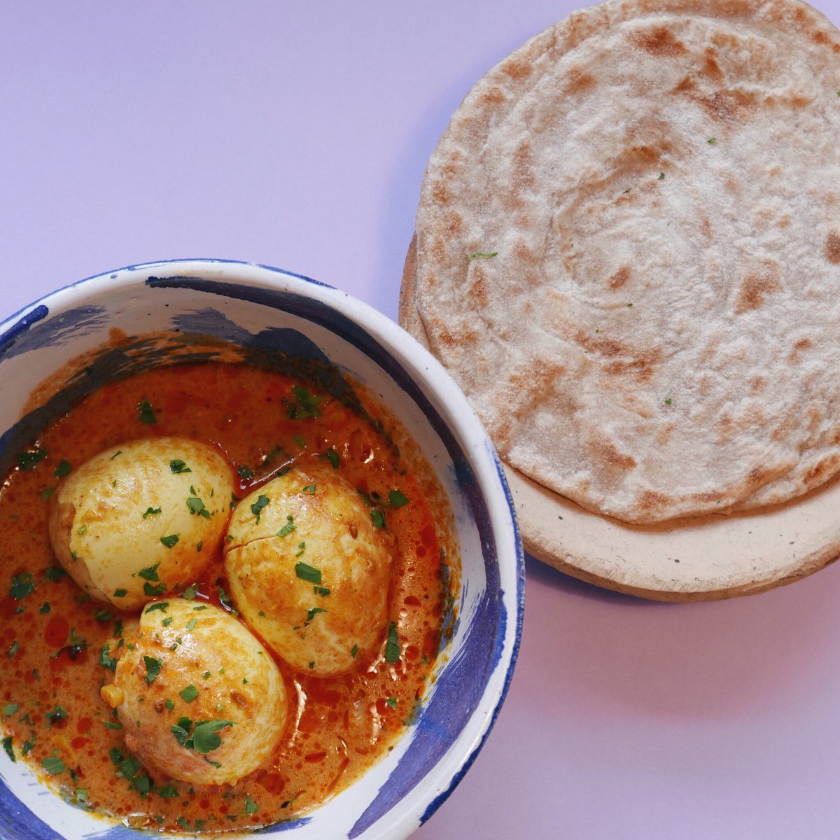 How ya like dem eggs? Curried with paratha and pickles you say? New spesh on till it runs out ✌🏽