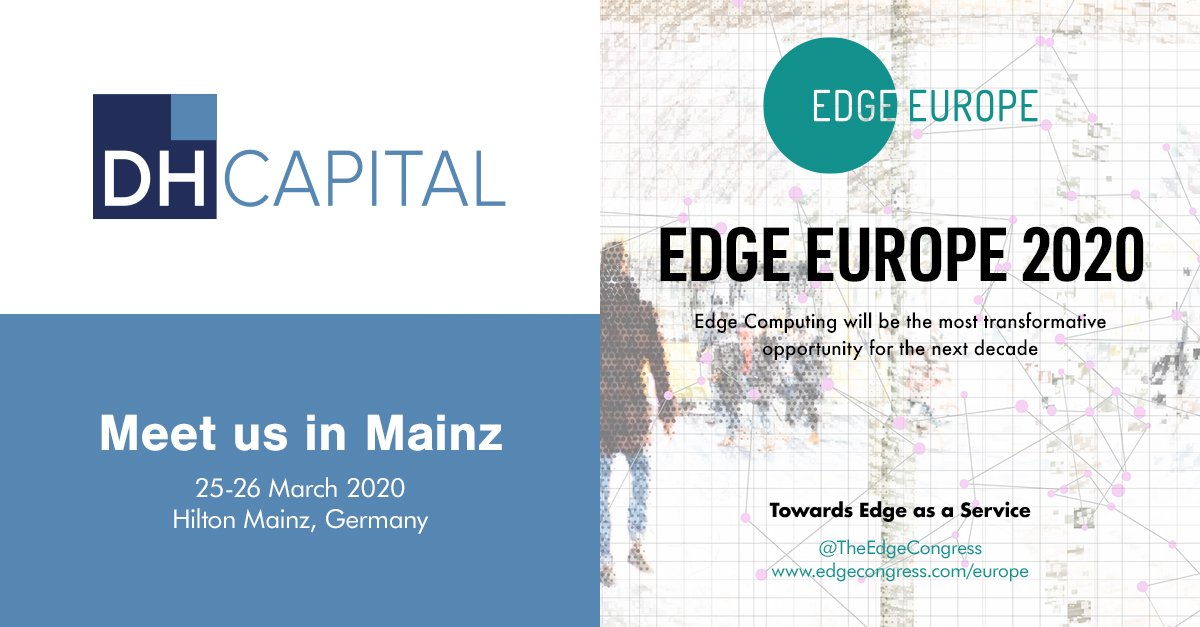 Edge Computing is set to redefine the entire data ecosystem. 

With that in mind we are pleased to announce <a href="/dhcapital/">dhcapital</a> as Global Platinum Sponsor for Edge Congress Europe. 

Find out more about the event and where the market is headed: edgecongress.com/europe