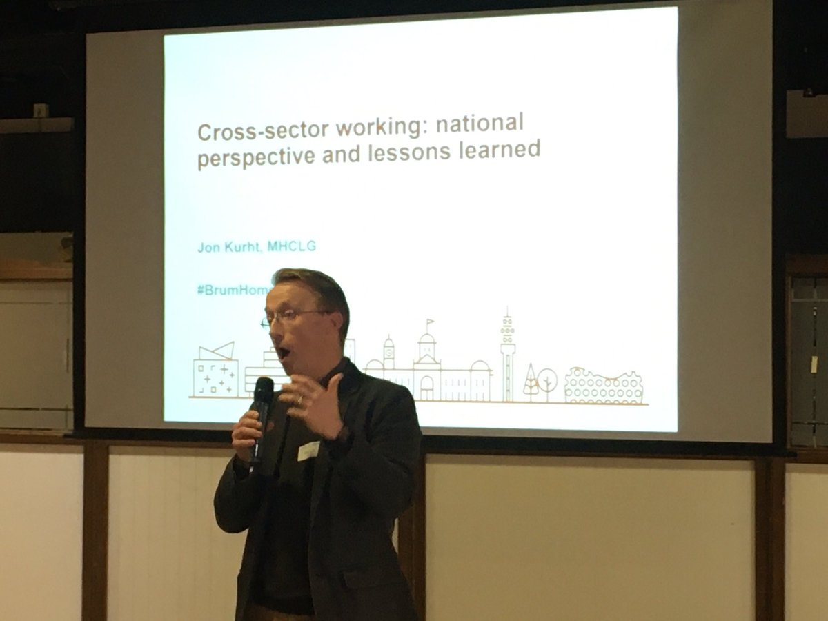BhamCityCouncil's tweet photo. Jon Kurht from @mhclg providing a national perspective and explaining how we can improve relationships between small charities, faith groups and local government to provide better outcomes for rough sleepers #BrumHomelessness https://t.co/tCGaat2xpM