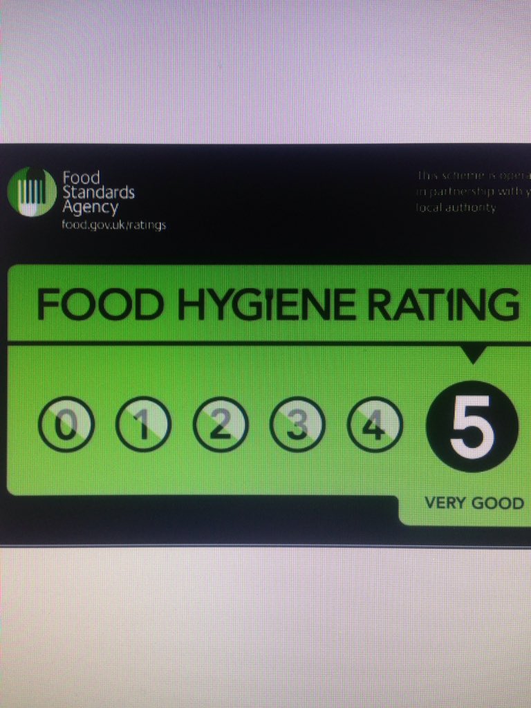 Woohoo we are proud to announce we have just been #rated #fivestars for #food #hygiene #ruckstoeat #cafe #winsfordindustrialestate #cheshire #cw7 <a href="/WinsfordIndEst/">Winsford 1-5</a>