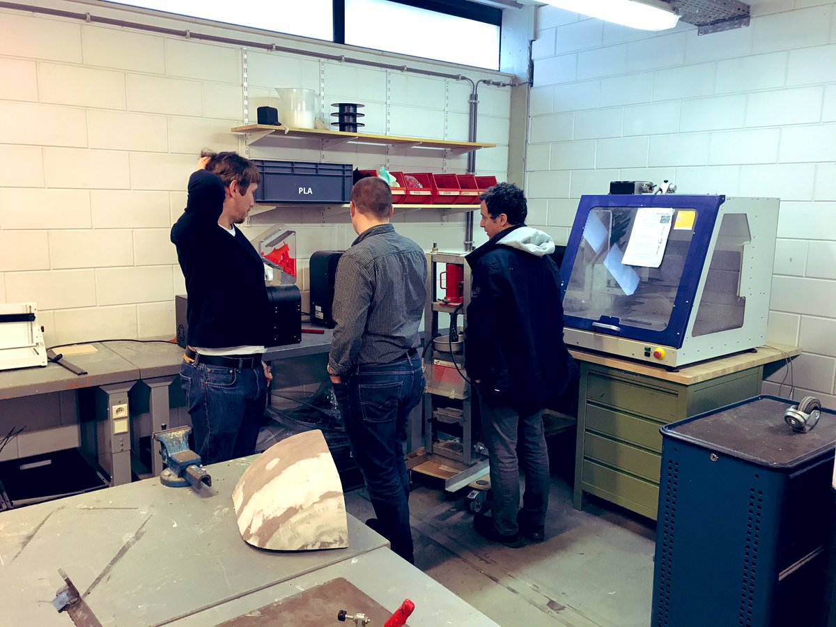 nicola_doppio's tweet photo. Spent one day at the Industrial Design Center in Kortrijk 🇧🇪 to kickoff #CRAFTH project. We’ll organize a one-week innovation contest on circular design. Here prototyping comes first!! 👨🏻🔧🛠Thanks for hosting us @ostuzzi! @ResearchUGent @HowestIDC @EITRMAcademy https://t.co/zmHnYPcXYe