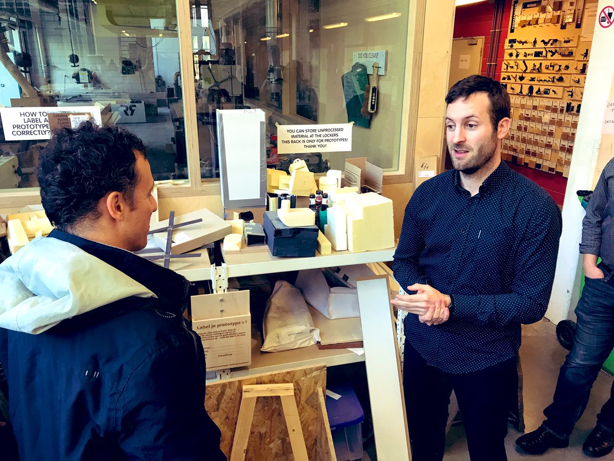 nicola_doppio's tweet photo. Spent one day at the Industrial Design Center in Kortrijk 🇧🇪 to kickoff #CRAFTH project. We’ll organize a one-week innovation contest on circular design. Here prototyping comes first!! 👨🏻🔧🛠Thanks for hosting us @ostuzzi! @ResearchUGent @HowestIDC @EITRMAcademy https://t.co/zmHnYPcXYe