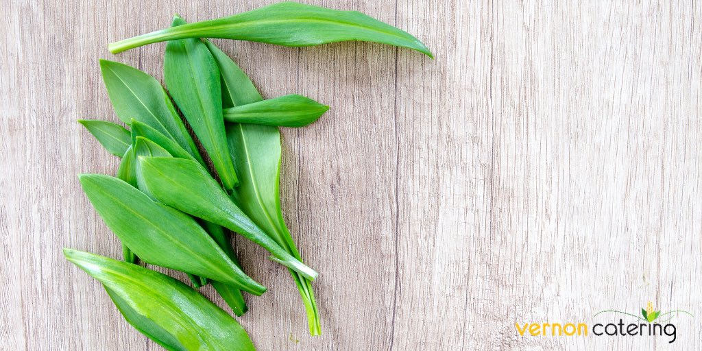 Have you ever heard about WILD GARLIC LEAVES? 🤔 Wild garlic is a less well-known table vegetable than its domesticated relative, but it can be used the same as any herb or green. #VernonCatering #WildGarlicLeaves