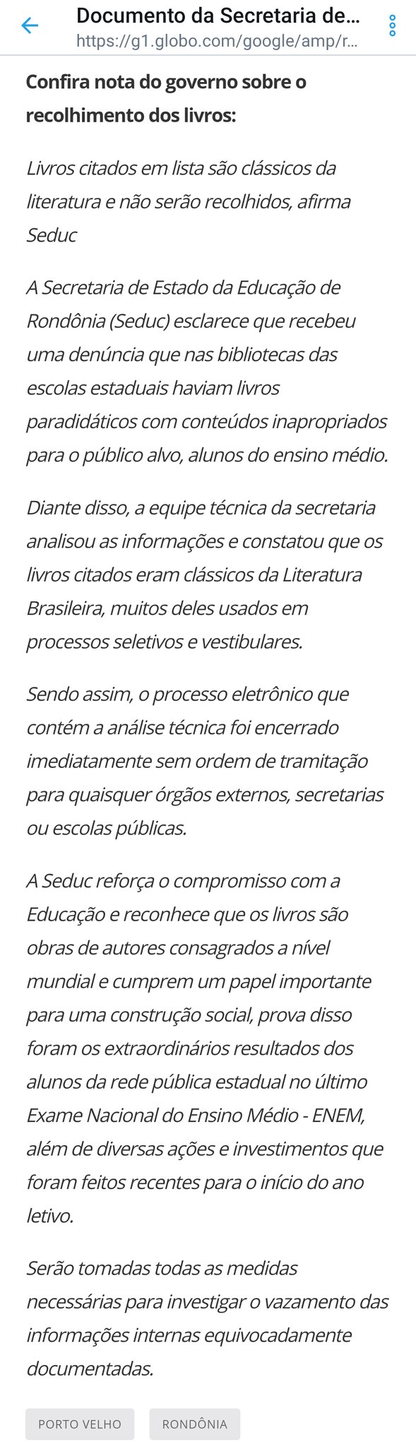 Ver imagem no Twitter