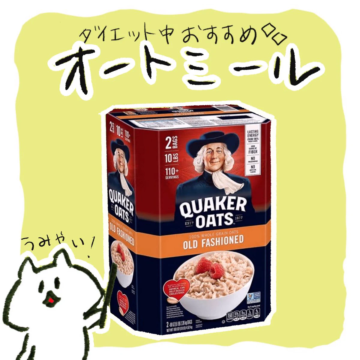 オートミールがダイエットに最適で美味しい！便秘でポッコリお腹の人も是非試してほしい！！