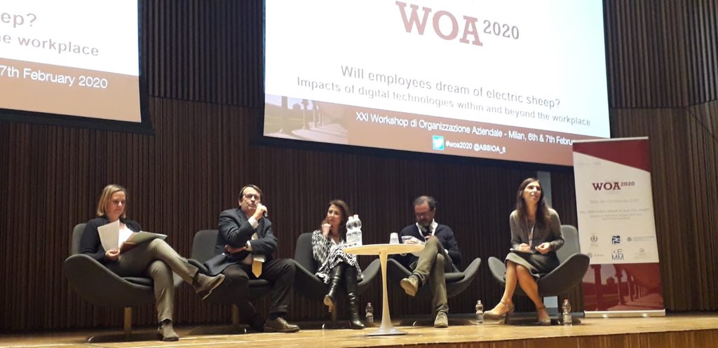 Ci avviavamo verso la conclusione di questa giornata con una round table “Impacts of digital technologies within and beyond the workplace”