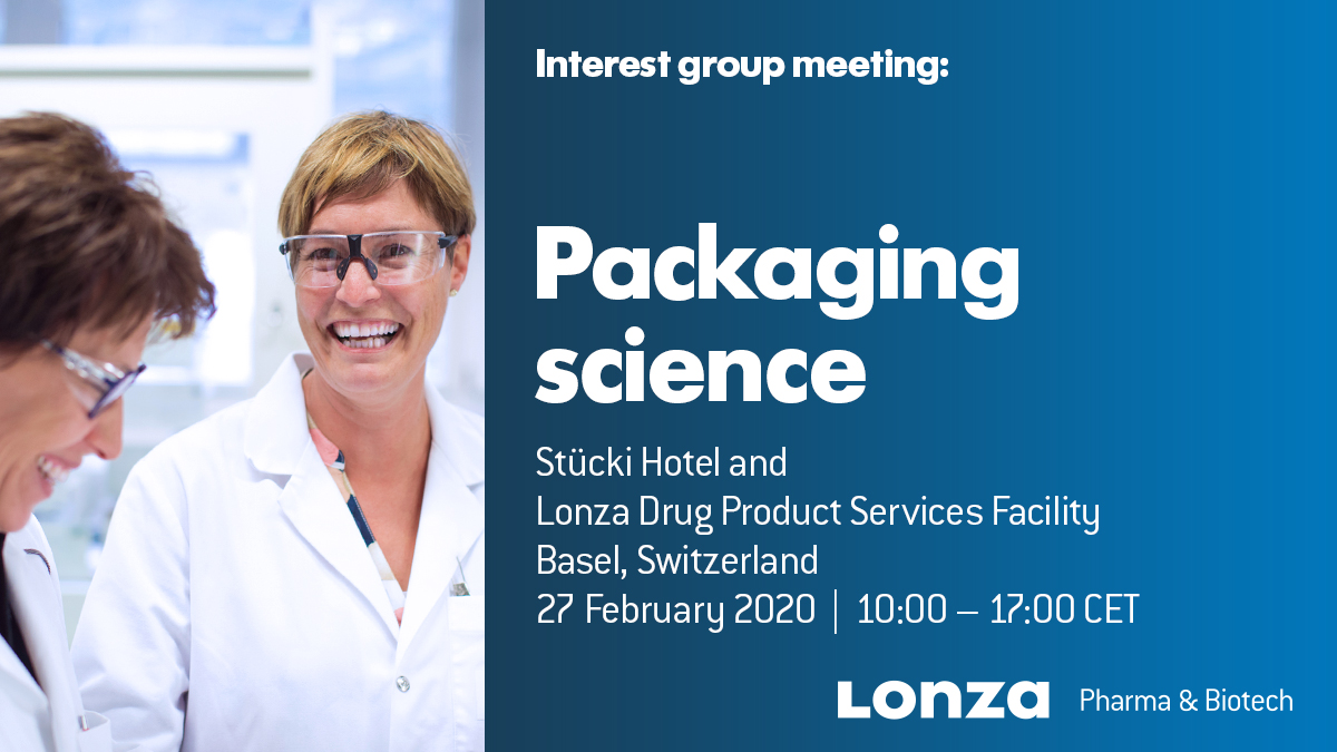 LonzaDPS's tweet photo. In town for the PDA Packaging Meeting and interested in further discussions around primary packaging? Join us for an open forum discussion with industry experts and a live tour through our #DrugProduct facility. More info and registration available here: https://t.co/xDRE9Ioa0Q https://t.co/RyunSGwneq