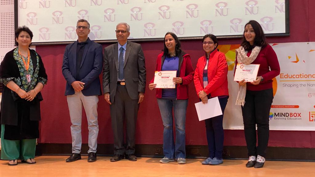 niituniversity's tweet image. We are proud to felicitate our students at the Certificate Ceremony of NU Mahattattva, who showed us fresh perspectives and reflected the spirit to change our tomorrow for good! @mahattattva #DesignThinking #edtech2020