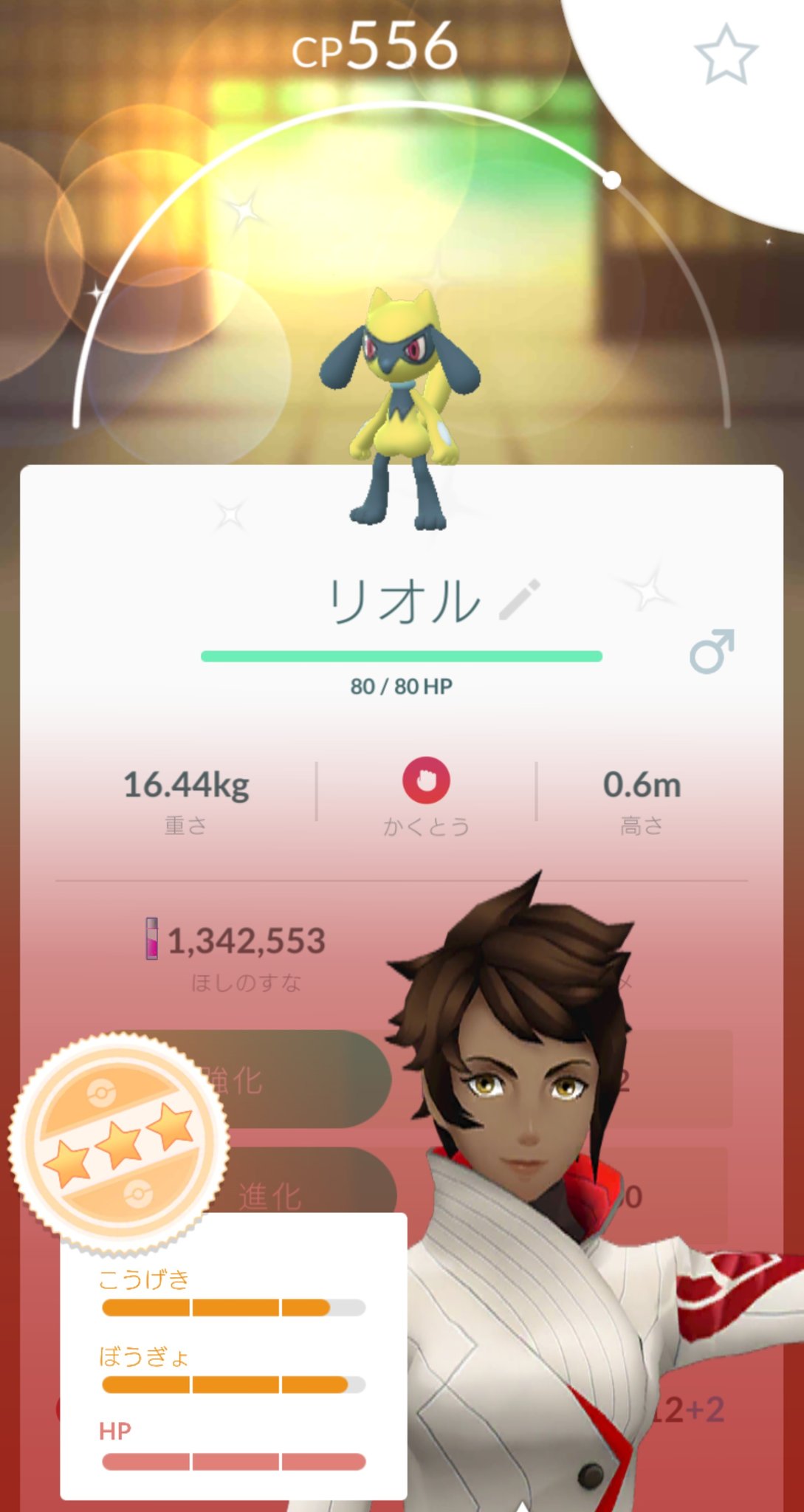 ハマトラ ポケモンgo横浜 今日は本当にヤバイ日 最近色違い出なかったのに 今日だけで４種類の色違いをゲット 野生で フカマル ディグダ ドーミラー ７キロタマゴから リオル の色違い 速攻でルカリオにしてみました 今日は