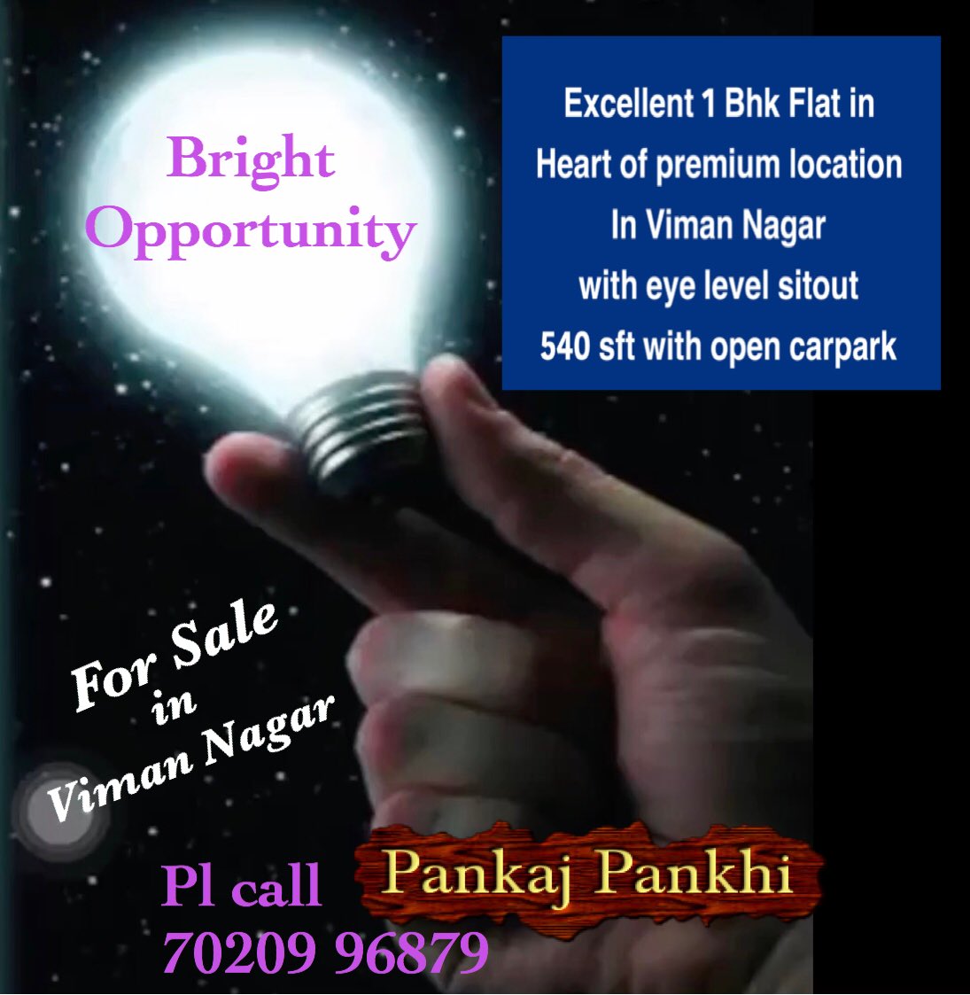pankajsampat's tweet image. Best deal #Vimannagar #1bhk #Realestate #Pune #Kalyaninagar #Kharadi
