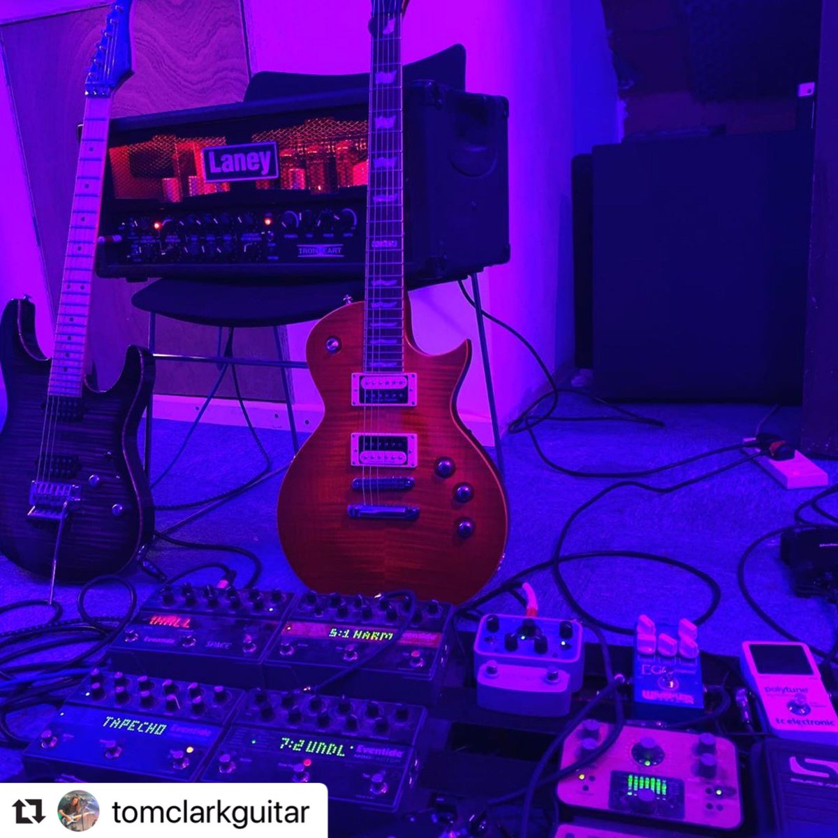 @tomclarkguitar
・・・
Guitar tracking for the @shavenprimates album at @tadaudio today!
#tadaudio #tadstudios #newmusic #oxfordmusic #shavenprimates #alternativerock #prog #eventide #pedaltrain #espguitars #suhrmodernpro