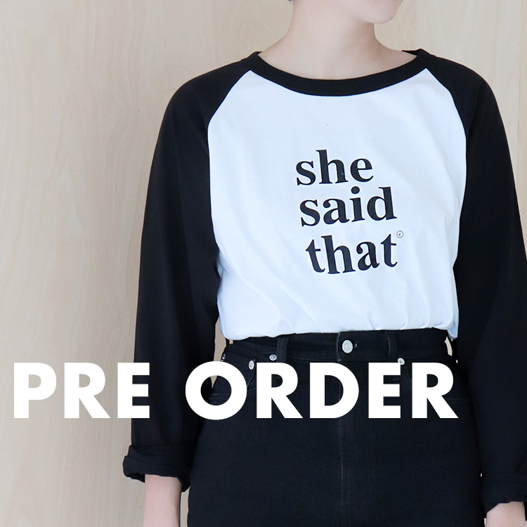 ニコアンド she said that