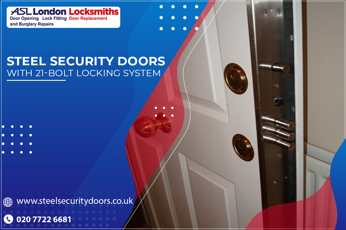 STEEL SECURITY DOORS with 21-Bolt Locking System
bit.ly/36gHae6
#banhamdoorlondon
#doorrepairlondon
#emergencydoorrepair