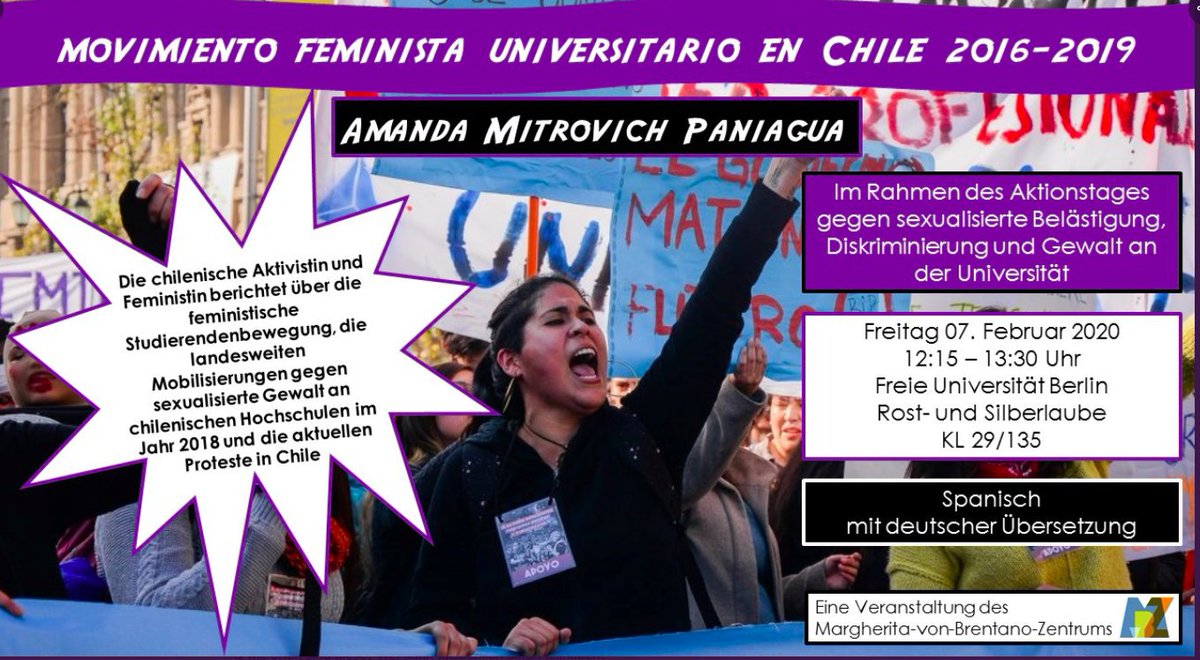 HNXverbot's tweet image. Schnell nochmal Tanzschritte üben! 

Beim heutigen Aktionstag an der @FU_Berlin/ @mvbz_fuberlin wird die Intervention Las Tesis - "Un violador en tu camino" um 11.15 und 13.30Uhr gemeinsam mit der feministischen Aktivistin @amandamitrovich2 durchgeführt. #unitoo