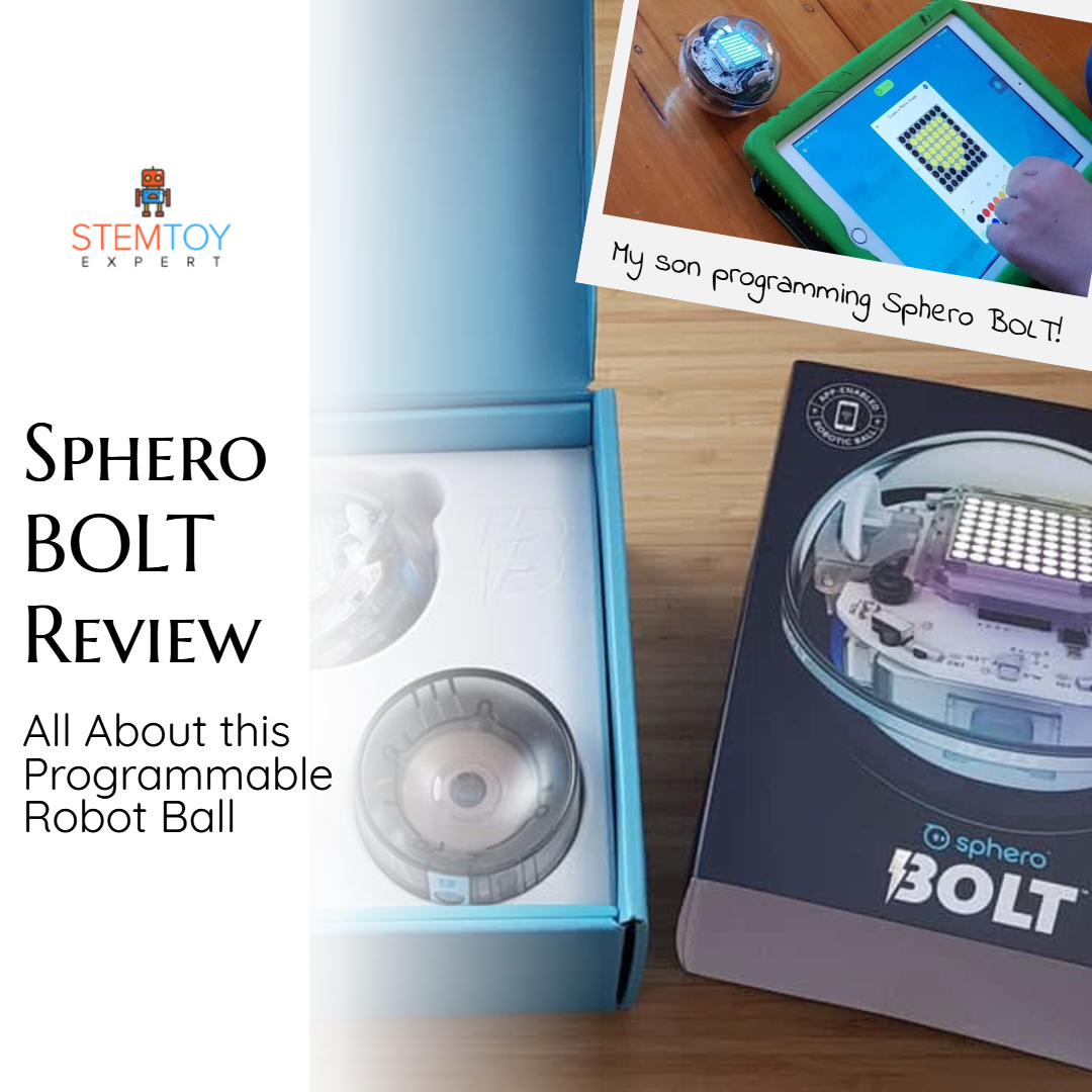 stemgeek_'s tweet image. Sphero BOLT Review | All About this Programmable Robot Ball 🤖👀
Full review here:
stemtoyexpert.com/sphero-bolt-re…
#SpheroBOLT #programmablerobot #roboticball #ballshapedrobot #BOLT #Sphero #robotictoys #STEMtoys #Spheroplay #STEMcoding