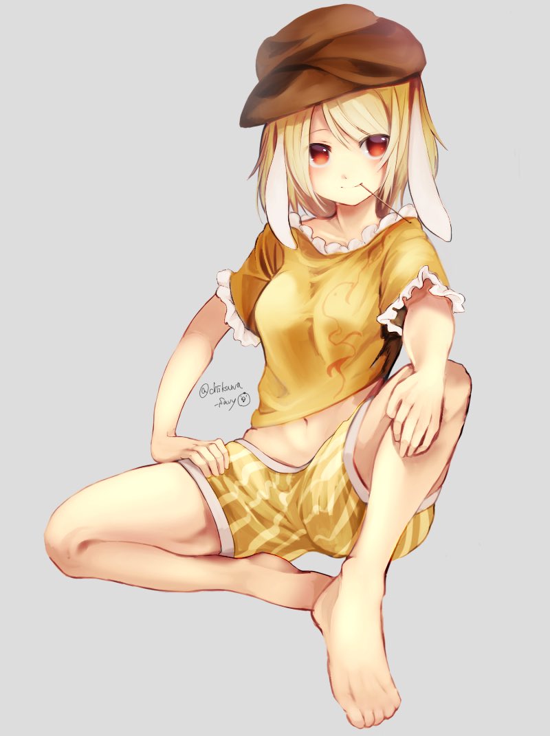 鈴瑚(東方プロジェクト) 「りんごちゃん!
たまに厚塗りするとたのちい 」|ちくわさびのイラスト
