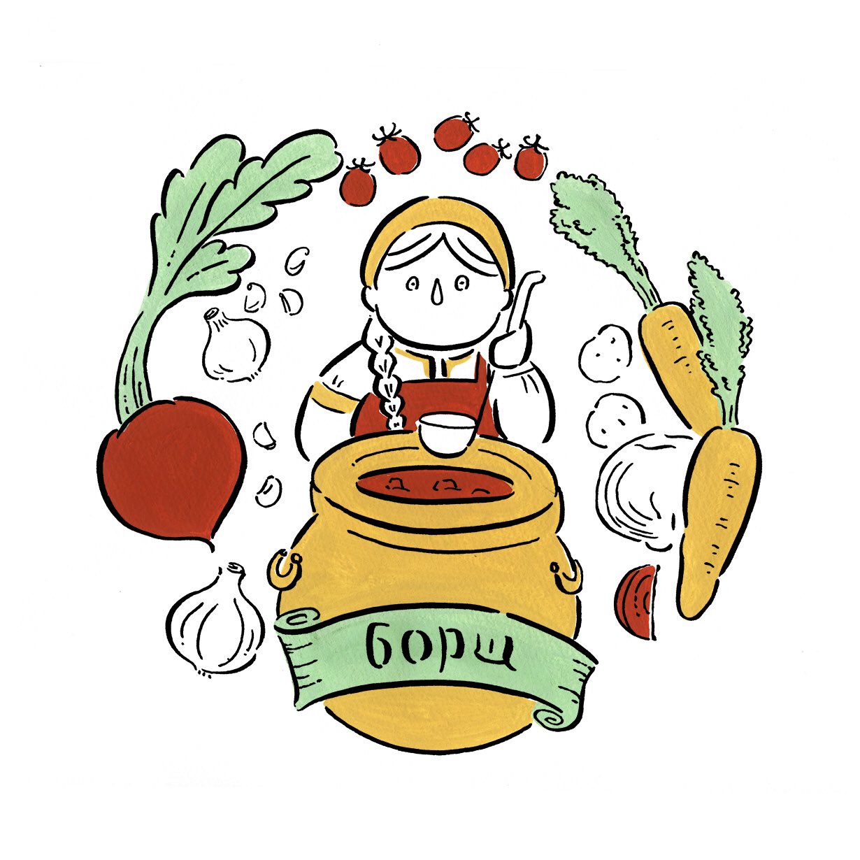 Fumiishiwata Illustration A Tuwita ボルシチ Illustration Fumiishiwata Russia Illustrator Work Painting Drawing Myturnerpaint Sketchbook Art イラスト イラストレーター イラスト好きな人と繋がりたい ロシア 絵 アート コーカサス ロシア