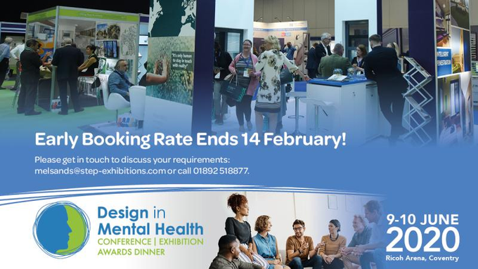 DIMHN's tweet photo. .@DIMHN is the UK's leading exhibition and conference for all those interested in the #MentalHealth #environment. 

Spaces are filling fast with the exhibition already 85% full😲 

Get in touch before the 14th of February for an early booking rate👇
https://t.co/x0IDcDZwBO https://t.co/z748CjT0Ii