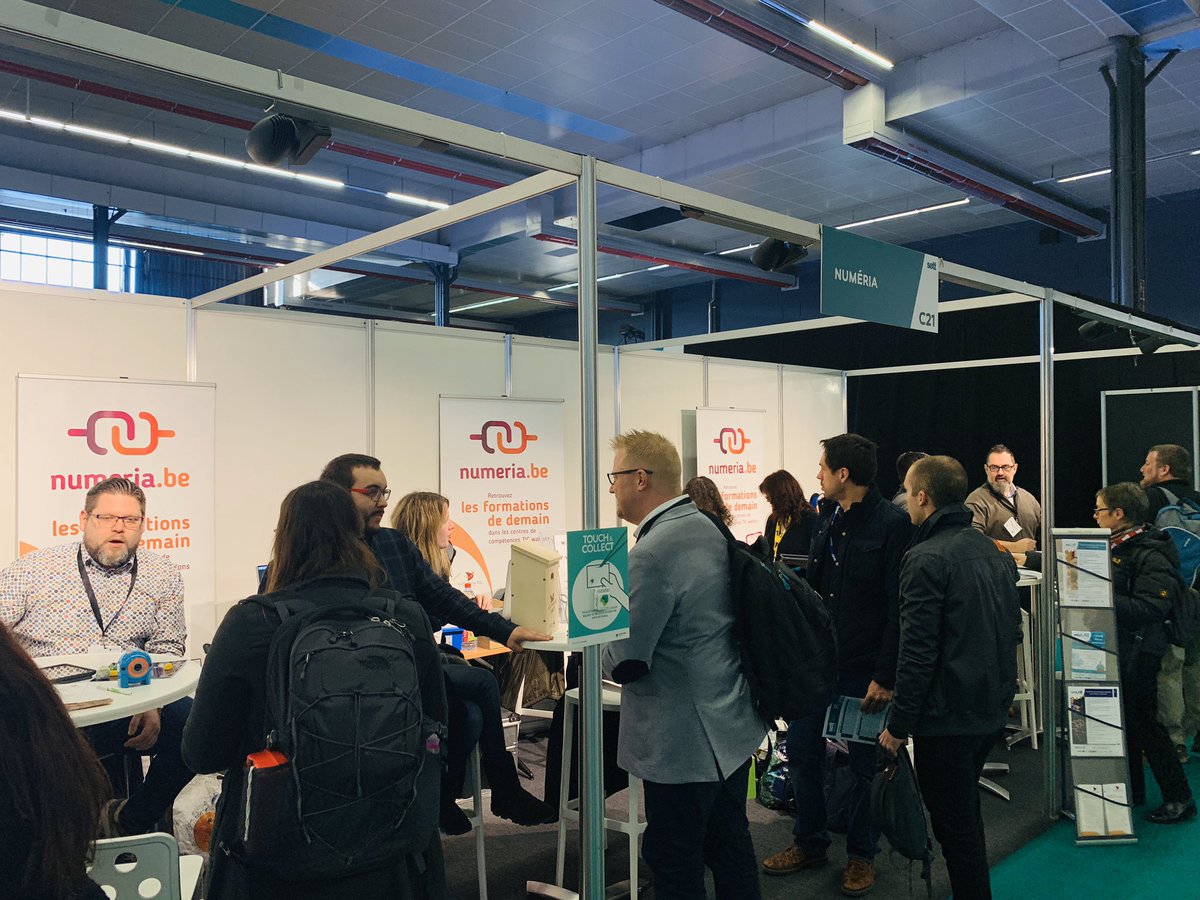 Technobel's tweet photo. Il ne vous reste plus qu’un jour pour découvrir les outils #numériques et #pédagogiques sur le stand #Numeria au #SETTNamur ! Avec : @cepegra @Technifutur @Technocite @Technofutur_Tic https://t.co/MKn5qhQEnc