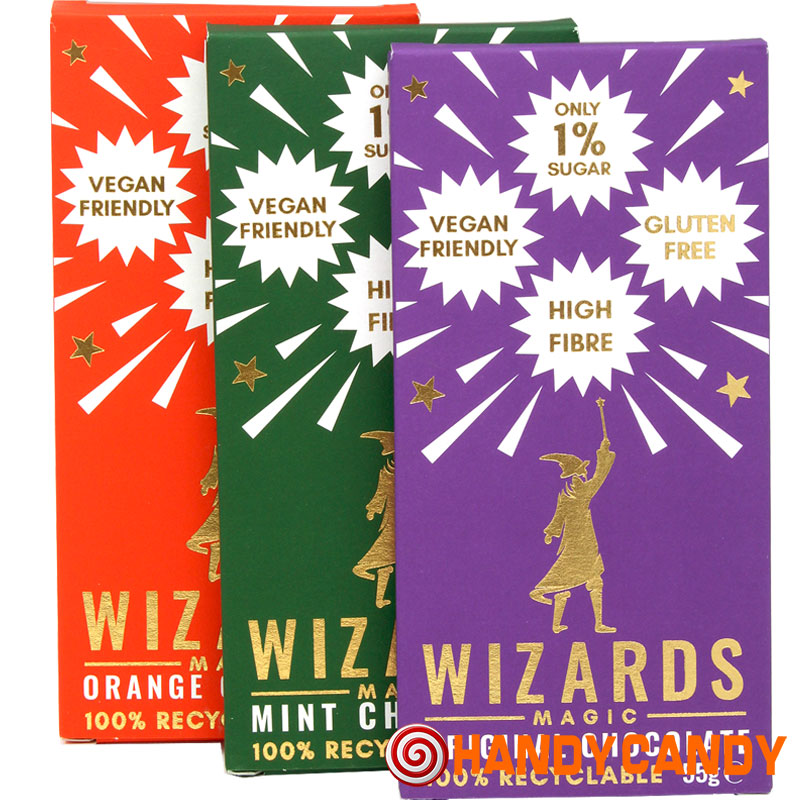 Awesome new The Wizards Magic Chocolate available at HC! 1% sugar, Palm oil free, Gluten free, Vegan &amp; delicious - These are just MAGIC!
handycandy.co.uk/wizards-magic-…

#sugarfree
#sugafreechocolate
#sugarfreemintchocolate
#palmoilfree
#wizardsmagic
#britishchocolate