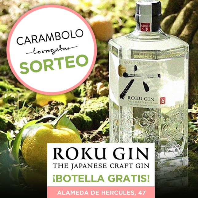 Carambolo_'s tweet photo. ¿Quieres llevarte una botella de #RokuGin por la cara? Entra en nuestro #Facebook e #Instagram y participa en nuestro #sorteo. Comparte con tus #amigos y ¡suerte!
#carambolizate #AlamedadeHercules #Sevilla #hoysesale https://t.co/9T9QvcLP8H