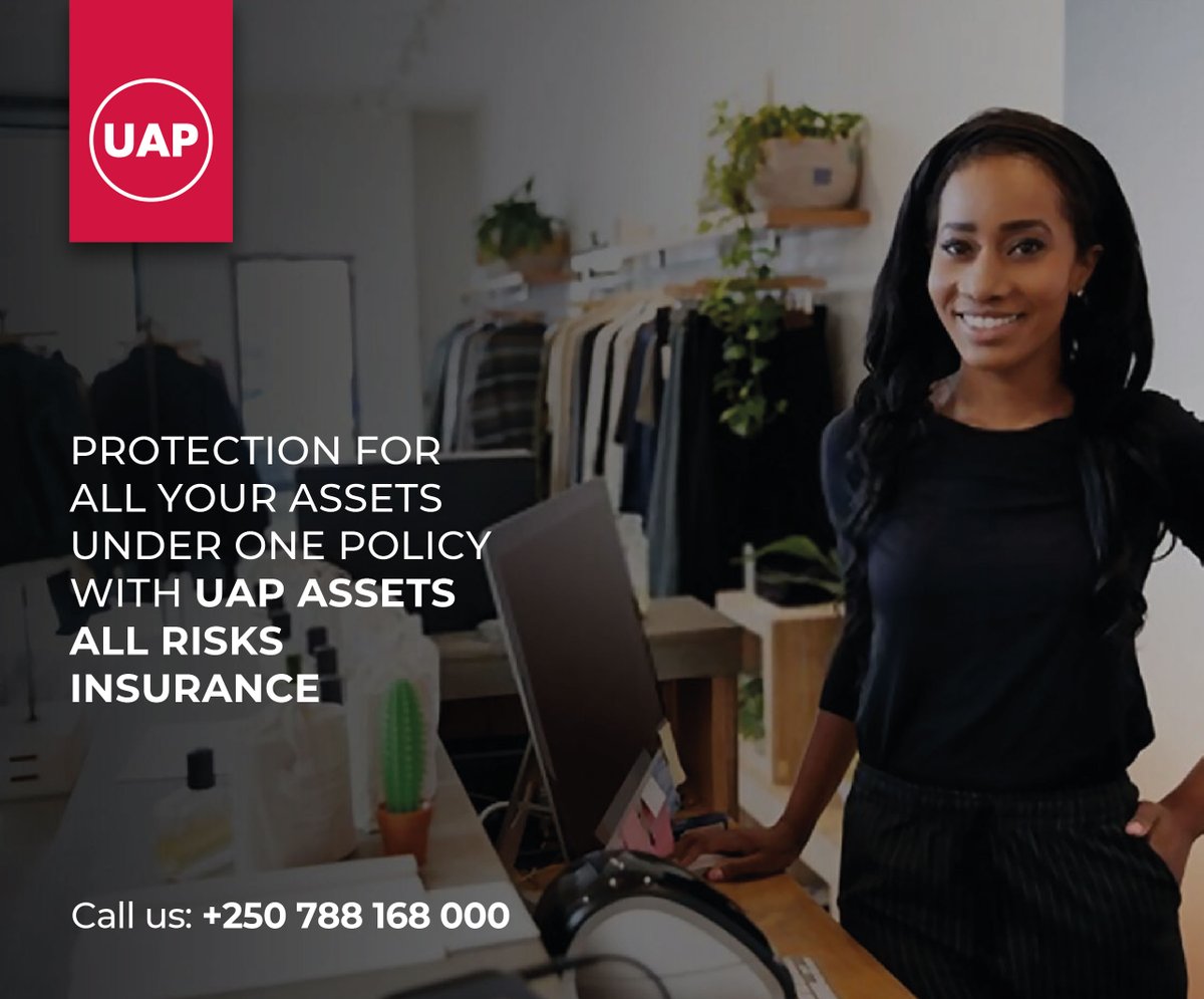 OldMutual_Rw's tweet photo. Get comprehensive protection for all your assets under one policy, with UAP Assets #AllRisks Insurance.

Call us to learn more: +250788168000

#InsureToBeSecured #Insurance #BusinessInsurance #Rwanda #RwOT https://t.co/K2rQrXBMXg
