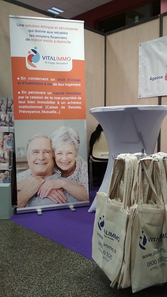viager_immo's tweet photo. Le Salon des Seniors de La Ciotat démarre dans 15mn. Nous vous accueillons 07 et 08/02.
Vitalimmo une solution éthique et sécurisante qui donne aux retraités les moyens financiers de mieux vieillir à domicile. @EGVirageViager @SoluviaFrance @Silver_Alliance https://t.co/YhaqevWvkO