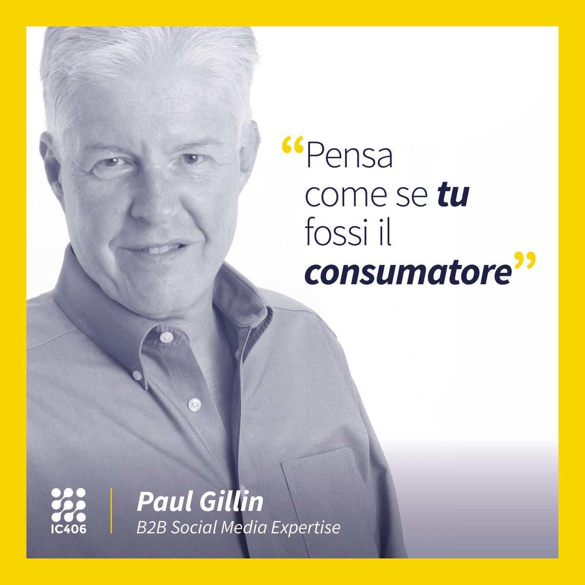 ic_406's tweet image. Se fossi tu il consumatore, di cosa avresti davvero bisogno? 

Rispondi a questa domanda e poni le basi del tuo digital business!

#digitalbusiness #icquotes #paulgillin #b2b