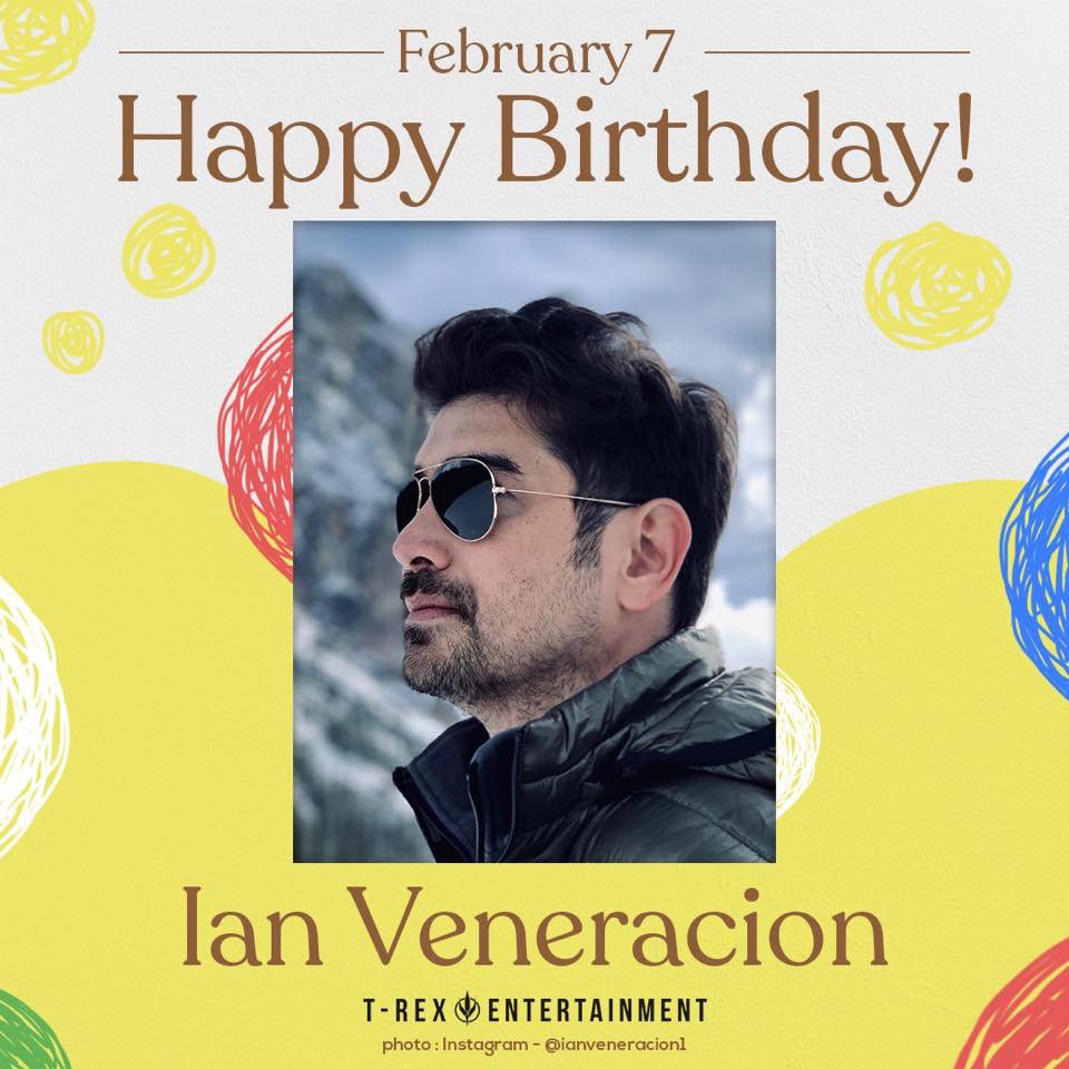 Happy birthday, Ian Veneracion! We wish you happiness in life.   