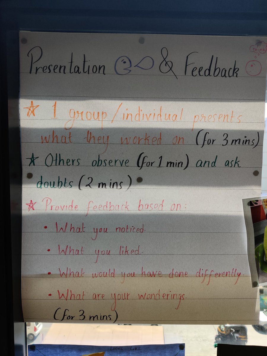 IamCharmiShah's tweet photo. Feedback protocol. And effective way of presenting and giving a chance to both parties to have time to reflect as well as share their opinion. Quite time effective too. #ResponsiveClass #FeedbackProtocol @oismumbai @Misssmeher https://t.co/EdoazMYkTJ