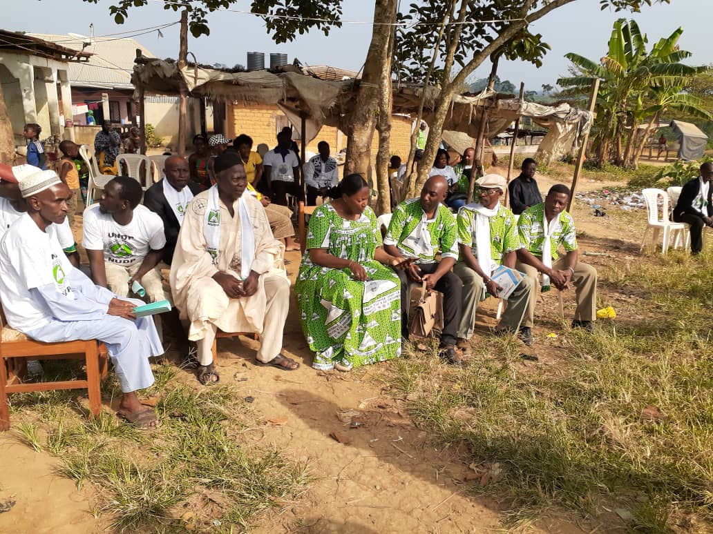 CRTV_web's tweet image. #237Vote
During the grand rally yesterday February 6 2020 in Akomban neighborhood, the head of the #NUDP municipal list, Mathurin Zo Angono presented his project aimed at ameliorating the living conditions of the population.