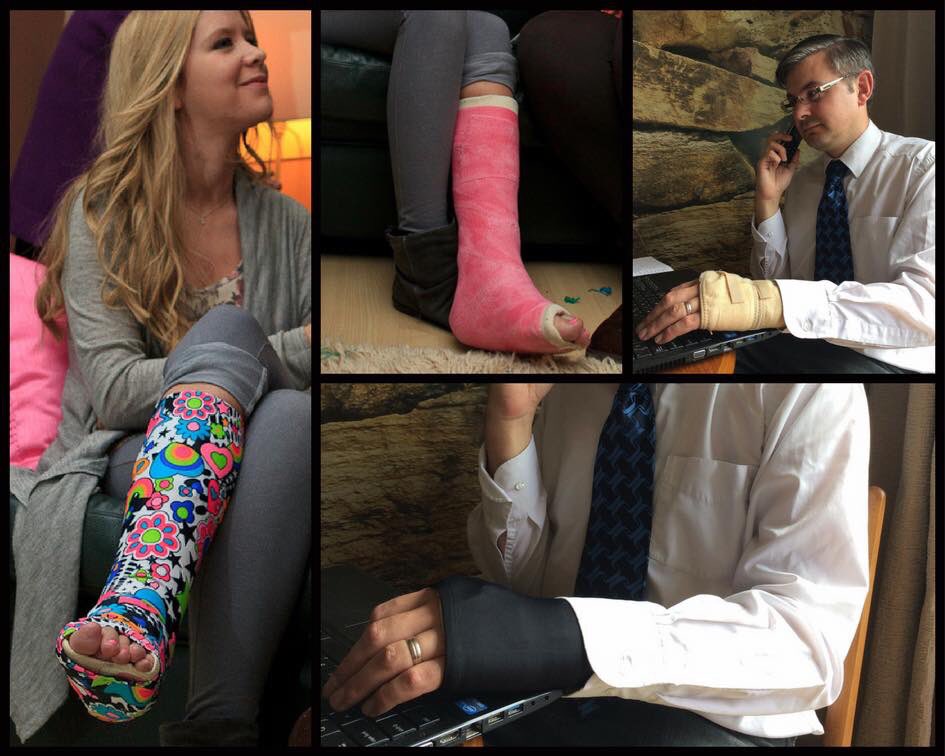 Want to make your #cast or #splint smart for #work, or fun for a #party? We offer a great selection of both plain and patterned #Kuvrs! bit.ly/KuvrsHome #castcover #splintcover