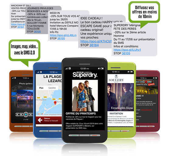 Il vous reste peu de temps pour programmer votre campagne SMS de la Saint Valentin!
Suggérez comme cadeau vos produits en image avec le SMS enrichi :
sms-proxima.com/sms-enrichi