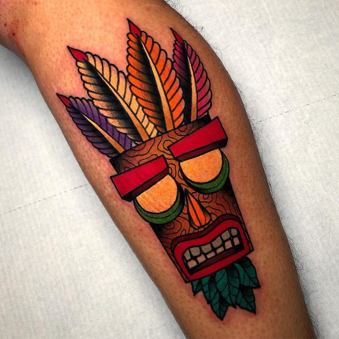 Tiki  Crash bandicoot tattoo, Crash bandicoot, Bandicoot