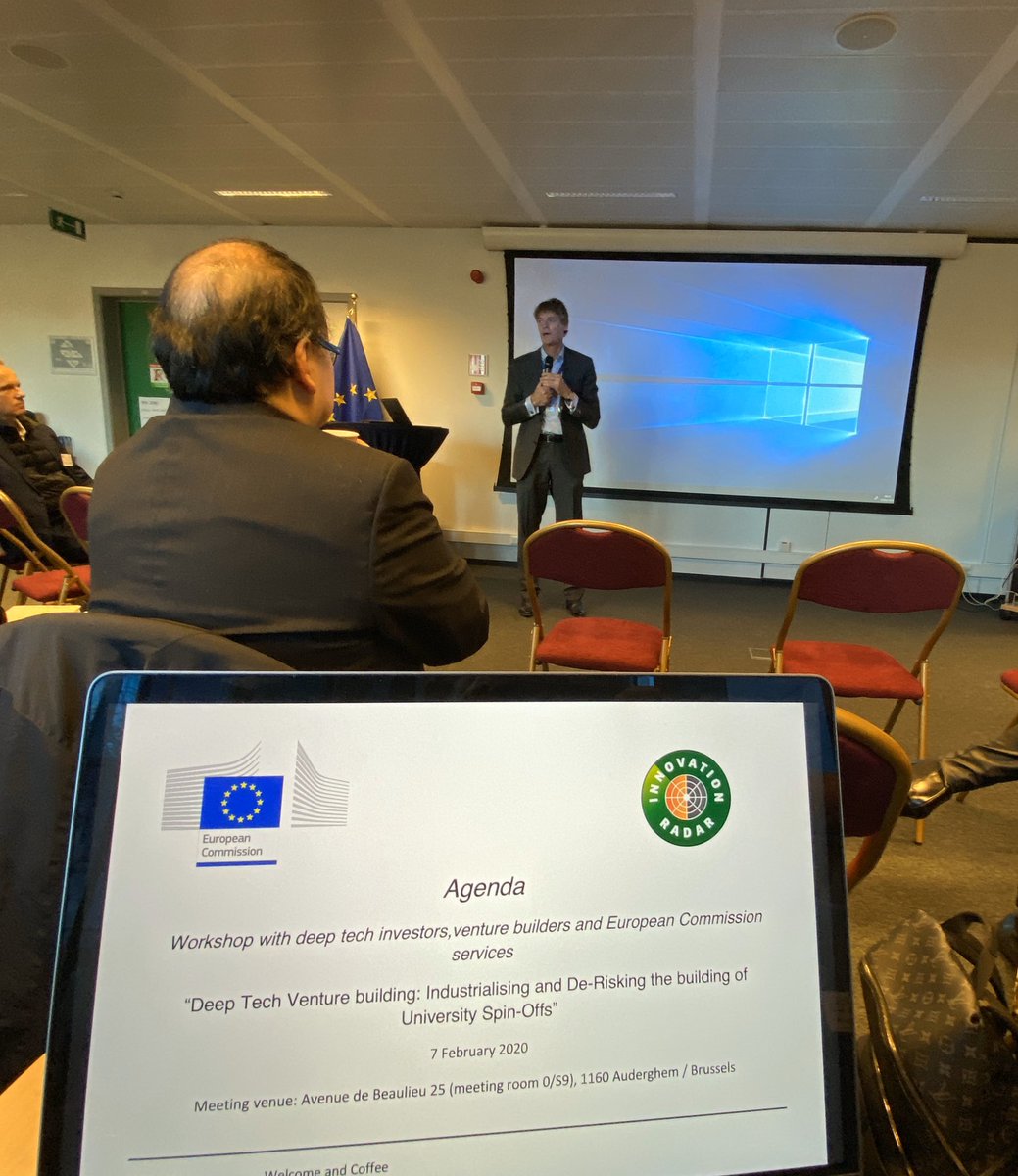 Merlin_ICT's tweet photo. Workshop “Deep Tech Venture building: Industrialising and De-Risking the building of University Spin-Offs” just started #Brussels. MERLIN presents the results to several DGs, EIB and VC investors @OPECT_UPCT @RegMurciaBrux @PPNT_Poznan @StJohnsCentre @CIVITTA_com @InnoRadarEU https://t.co/RmwoSJAR0Y