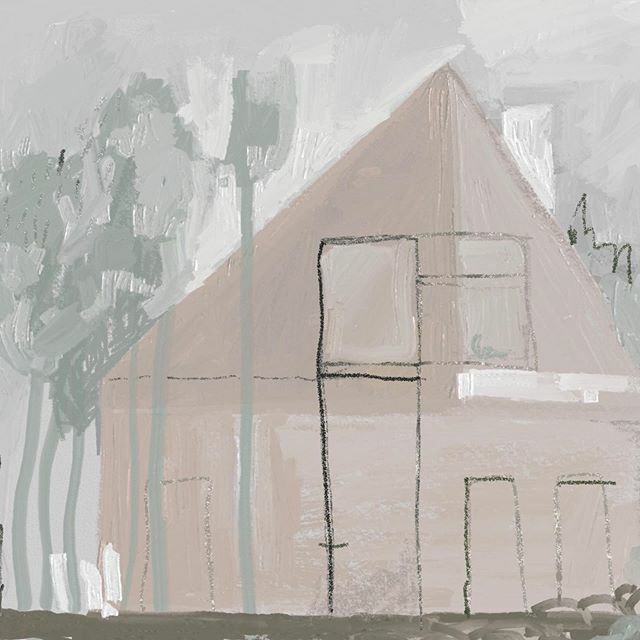 manongarritsen's tweet photo. Morning doodle on my iPad Pro. A simple house in the forest. #sketchbook #sketch #painting #artset #goodmorning #layers https://t.co/wAxquD5PCX