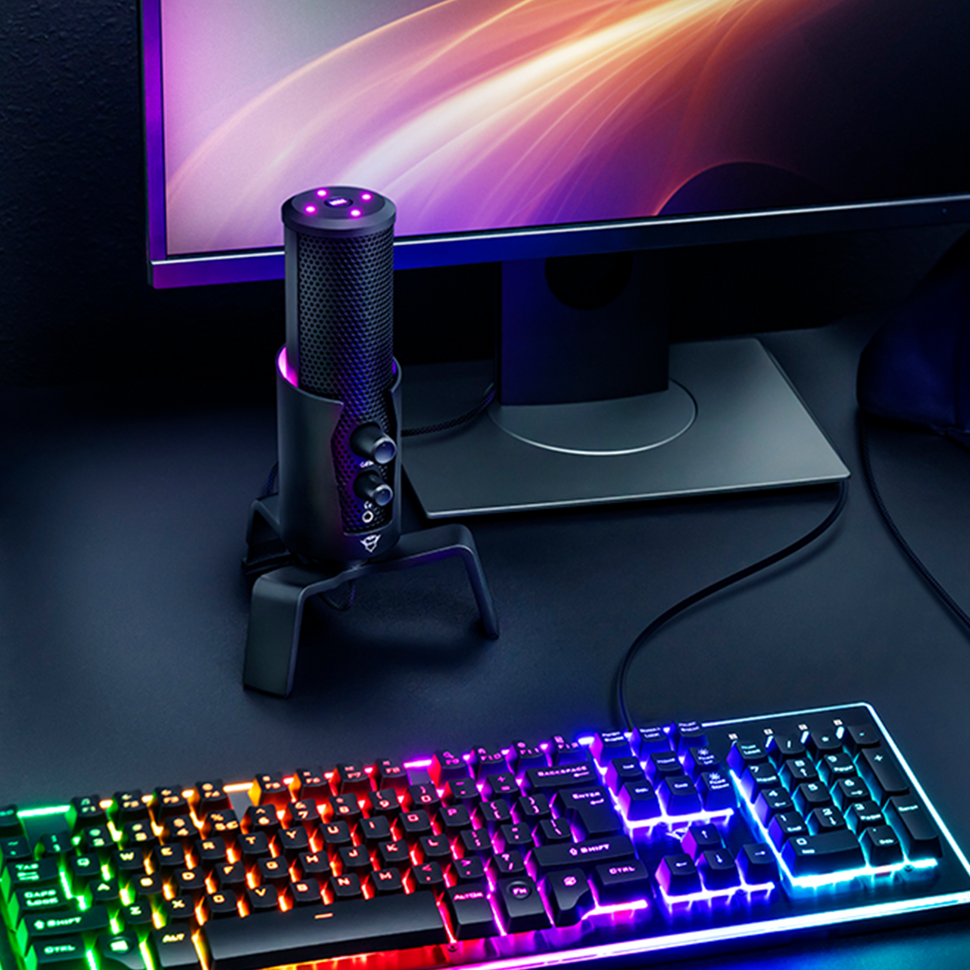Trust Gaming Our New Gxt 258 Fyru Usb 4 In 1 Streaming Microphone Perfect For Online Communication Gaming Streaming Vlogs Podcasts Amp Music Recording Please Visit T Co 9lxclj5kq1 For More Information Streaming Gaming