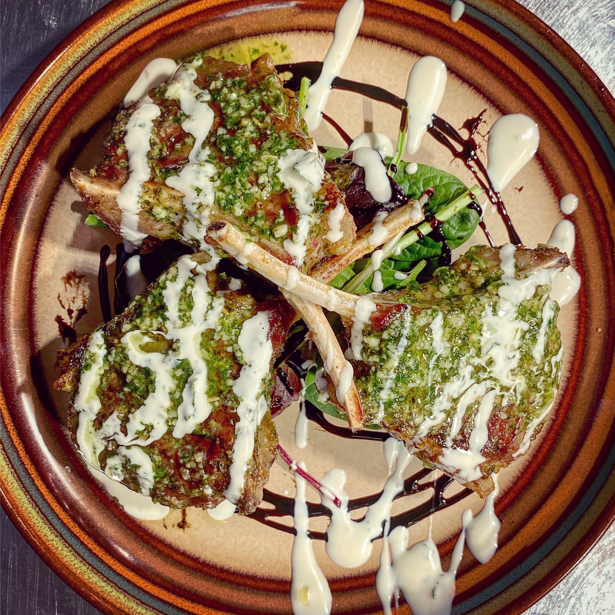 Another of this week’s Tapas Specials: Lamb Cutlets with Aioli &amp; Chimichurri (Argentine Garlic &amp; Parsley Sauce) #LouthChat #FoodOscars #IrishFoodParty #Tapas